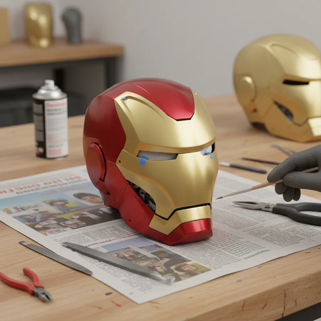 Mũ Iron Man MK85 — mẫu minh họa